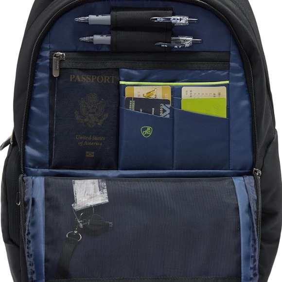 NWT Travelon 5-Point Anti-Theft Security Bag Backpack Urban Collection Black - Picture 3 of 16